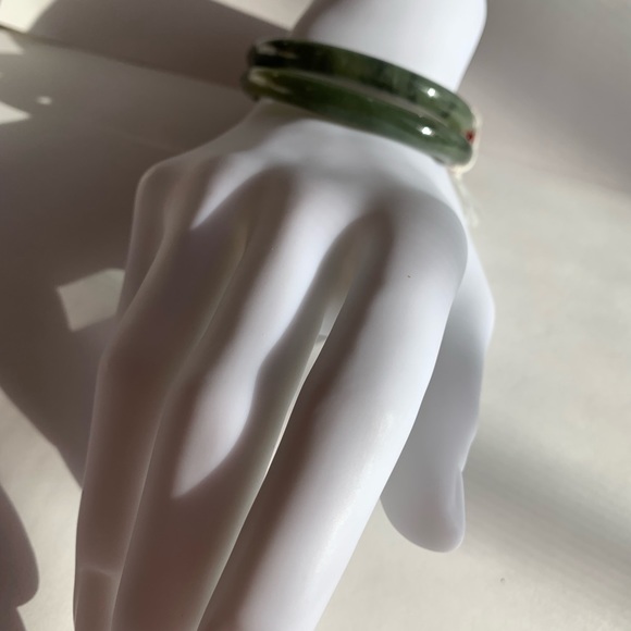 777) matched pair PRINCESS BANGLES burma jadite - Picture 6 of 6